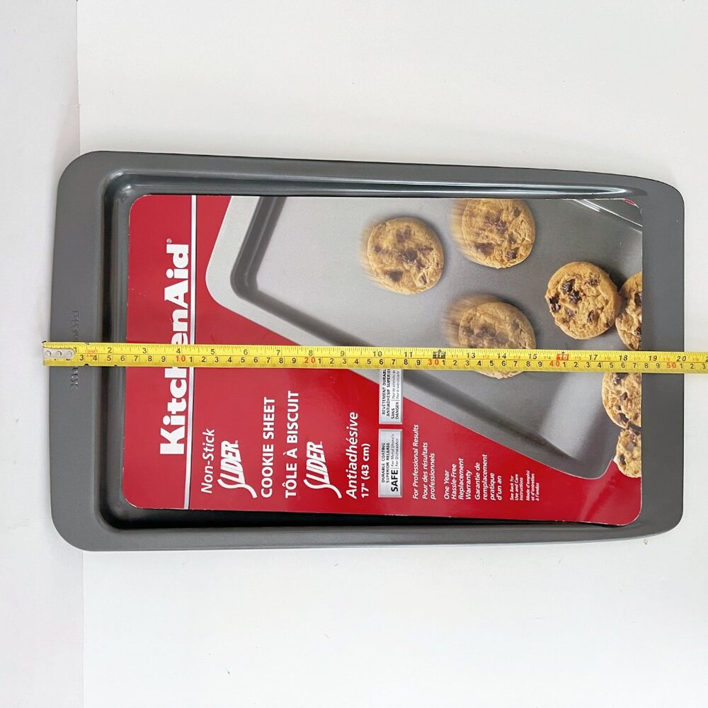 KitchenAid Slider Cookie Sheet, CounterArt Reindeer Rolling Pin & Spatula Set - Picture 14 of 16